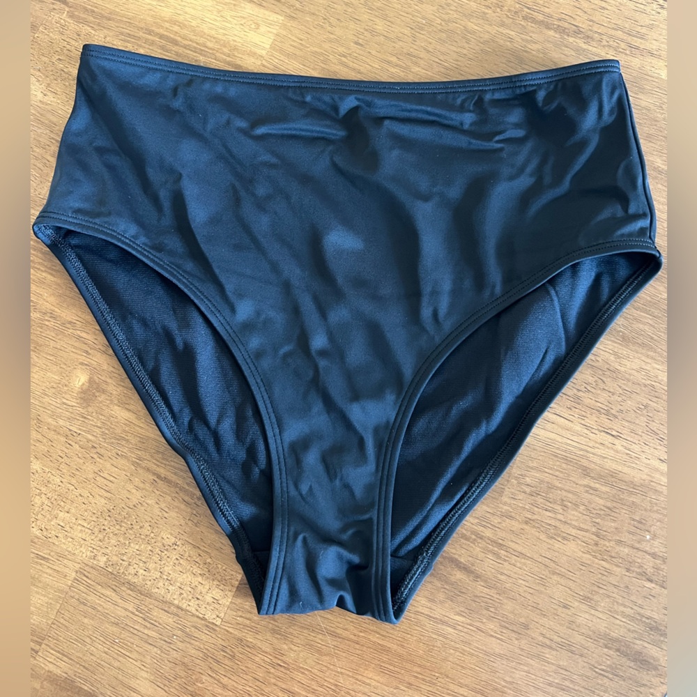 Women’s Boden High Waist Bikini Bottom Black